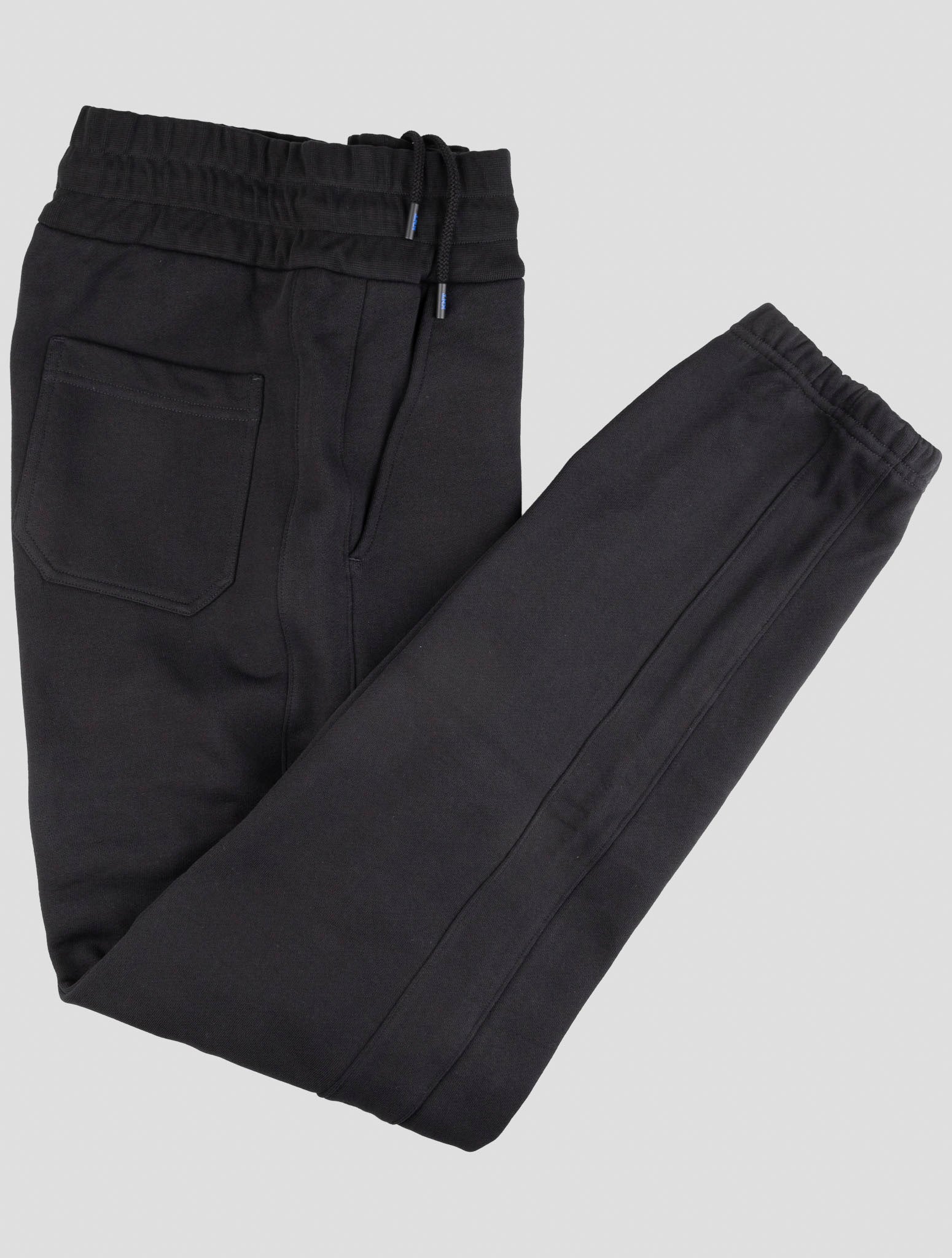 Kiton Knt Blue Cotton Jogging Pants
