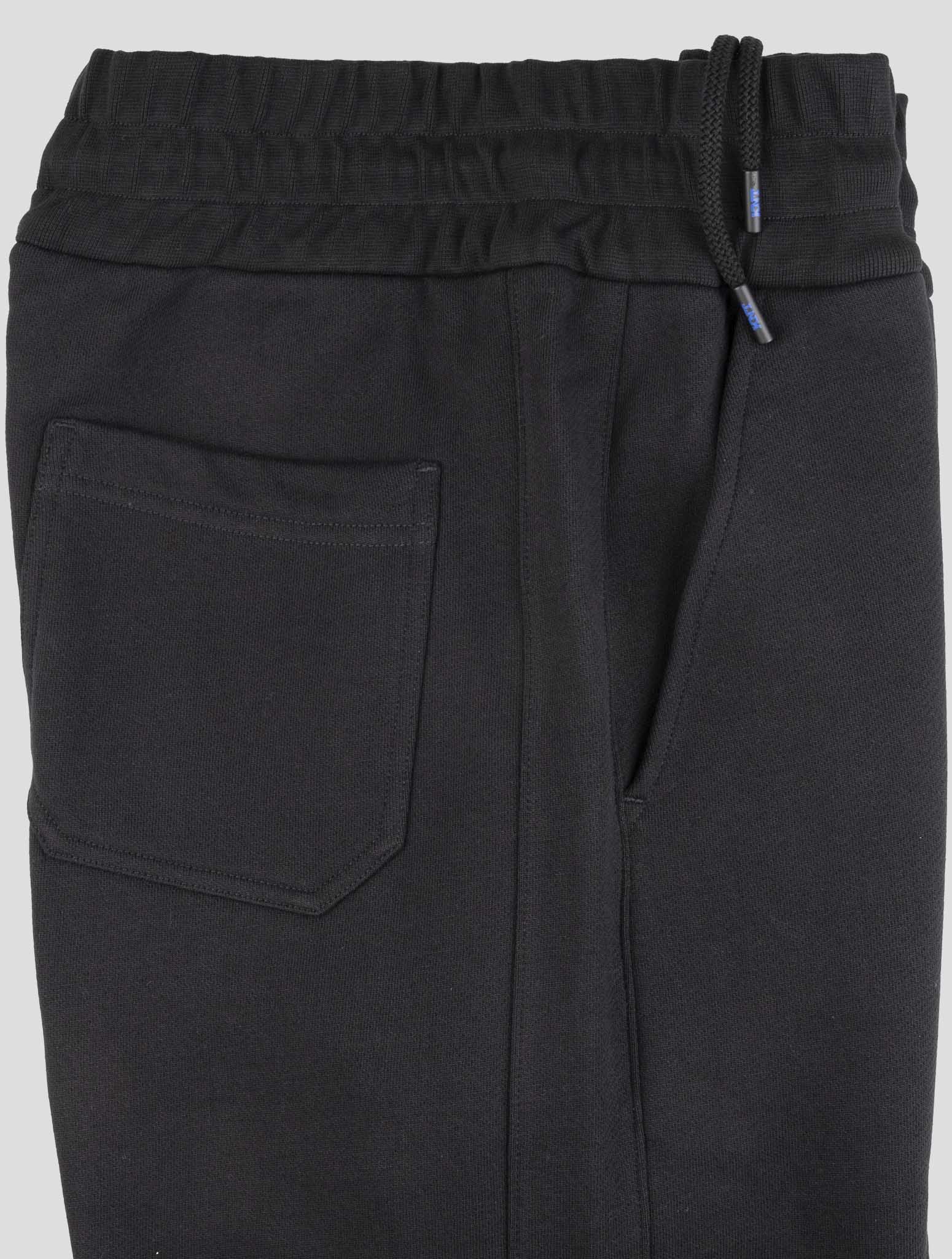 Kiton Knt Blue Cotton Jogging Pants