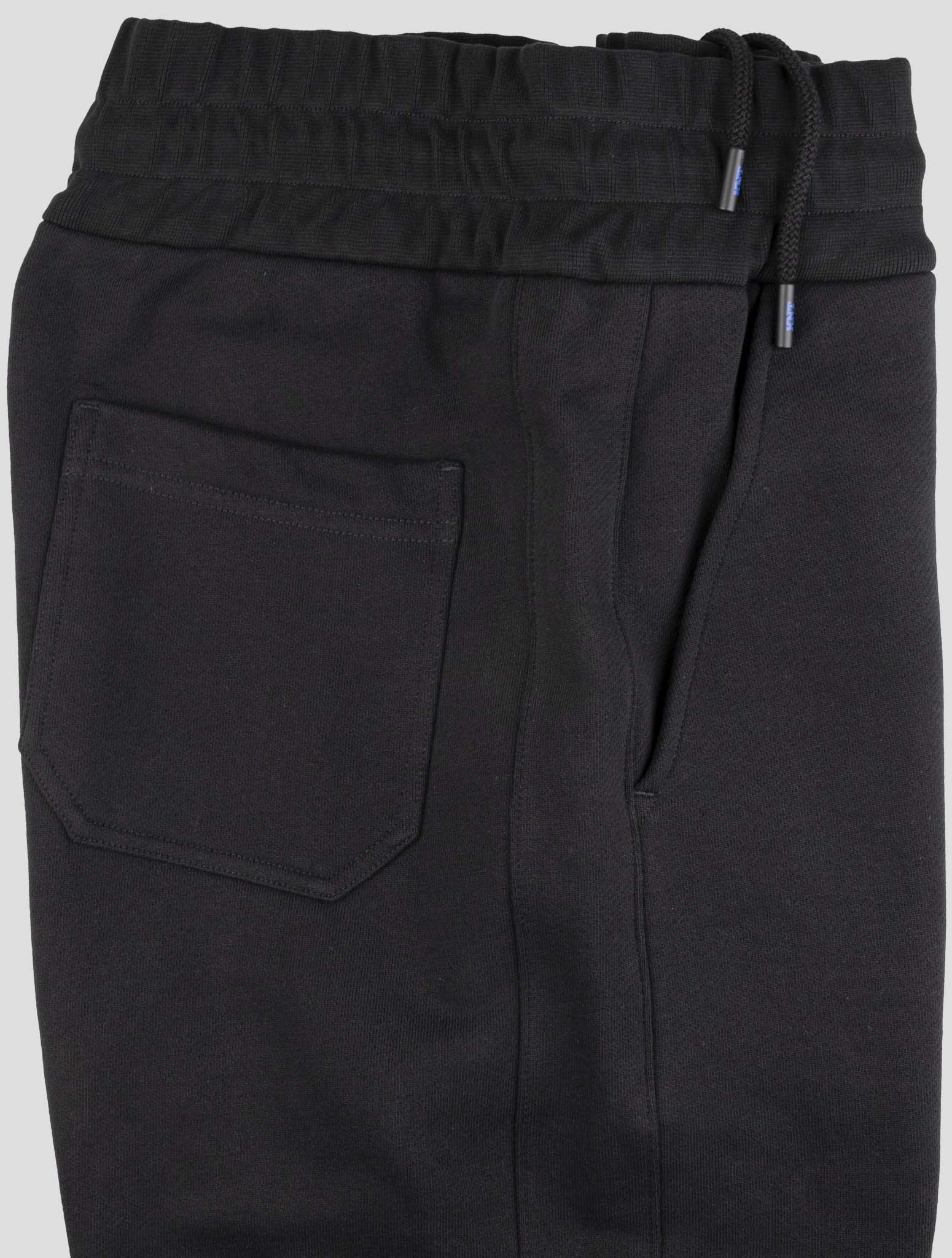Kiton Knt Blue Cotton Jogging Pants