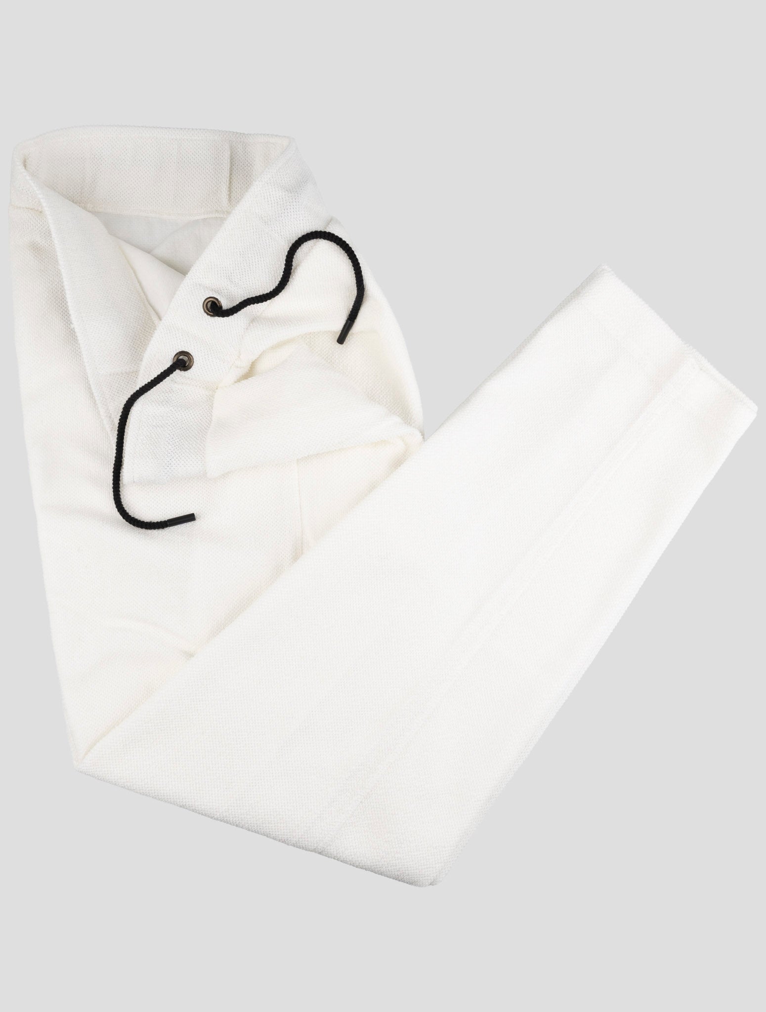 Kiton Knt White Cotton Pa Jogging Pants
