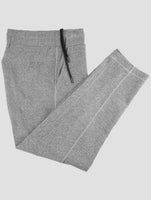 Kiton Knt Gray Cotton Jogging Pants