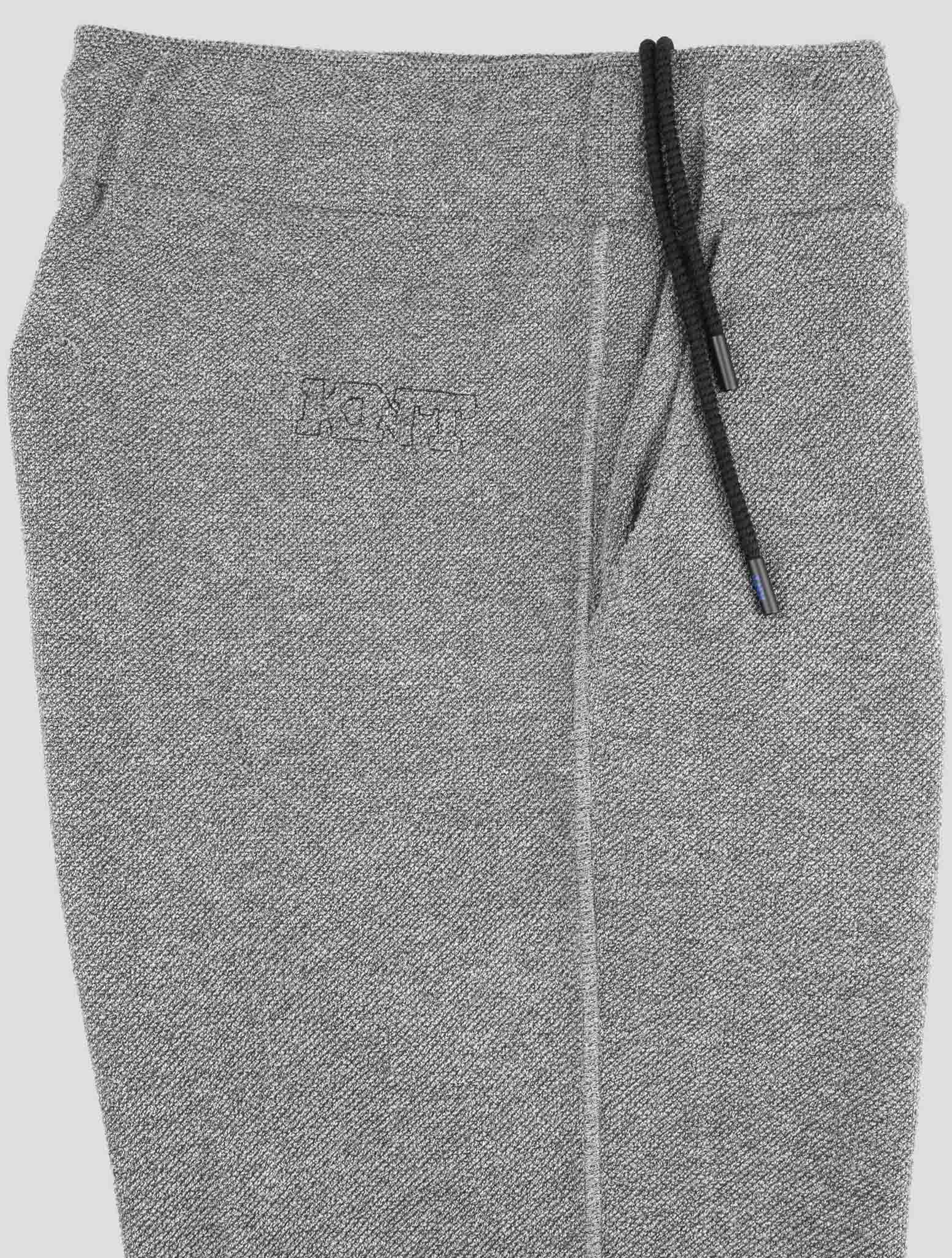 Kiton Knt Gray Cotton Jogging Pants