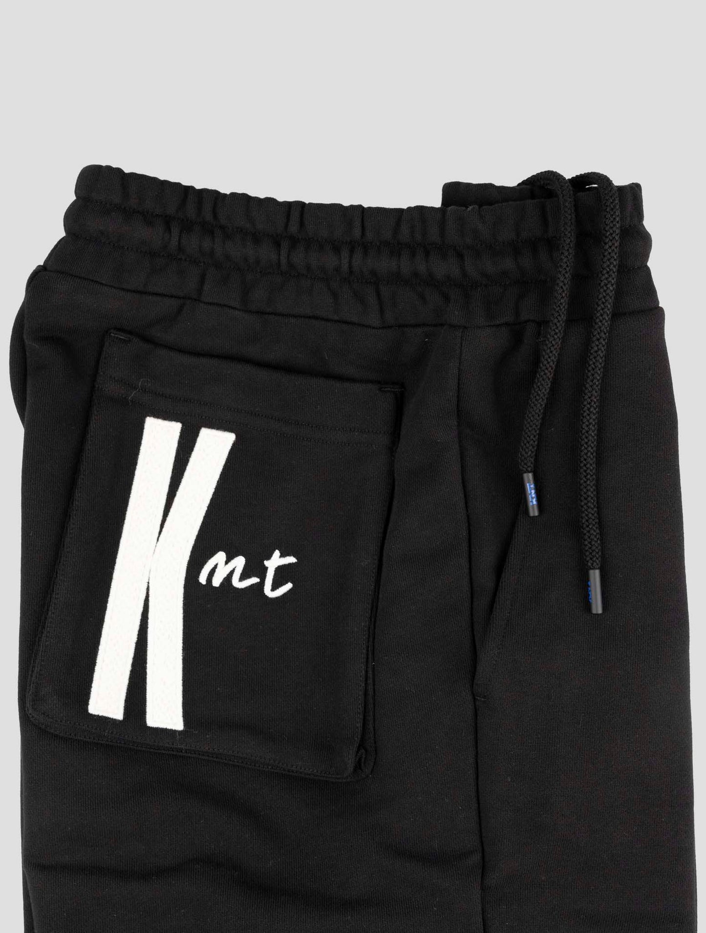 Kiton Knt Black Cotton Jogging Pants