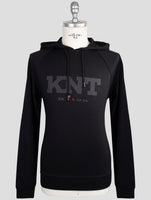 Kiton Knt Black Viscose Ea Sweater Hoodie