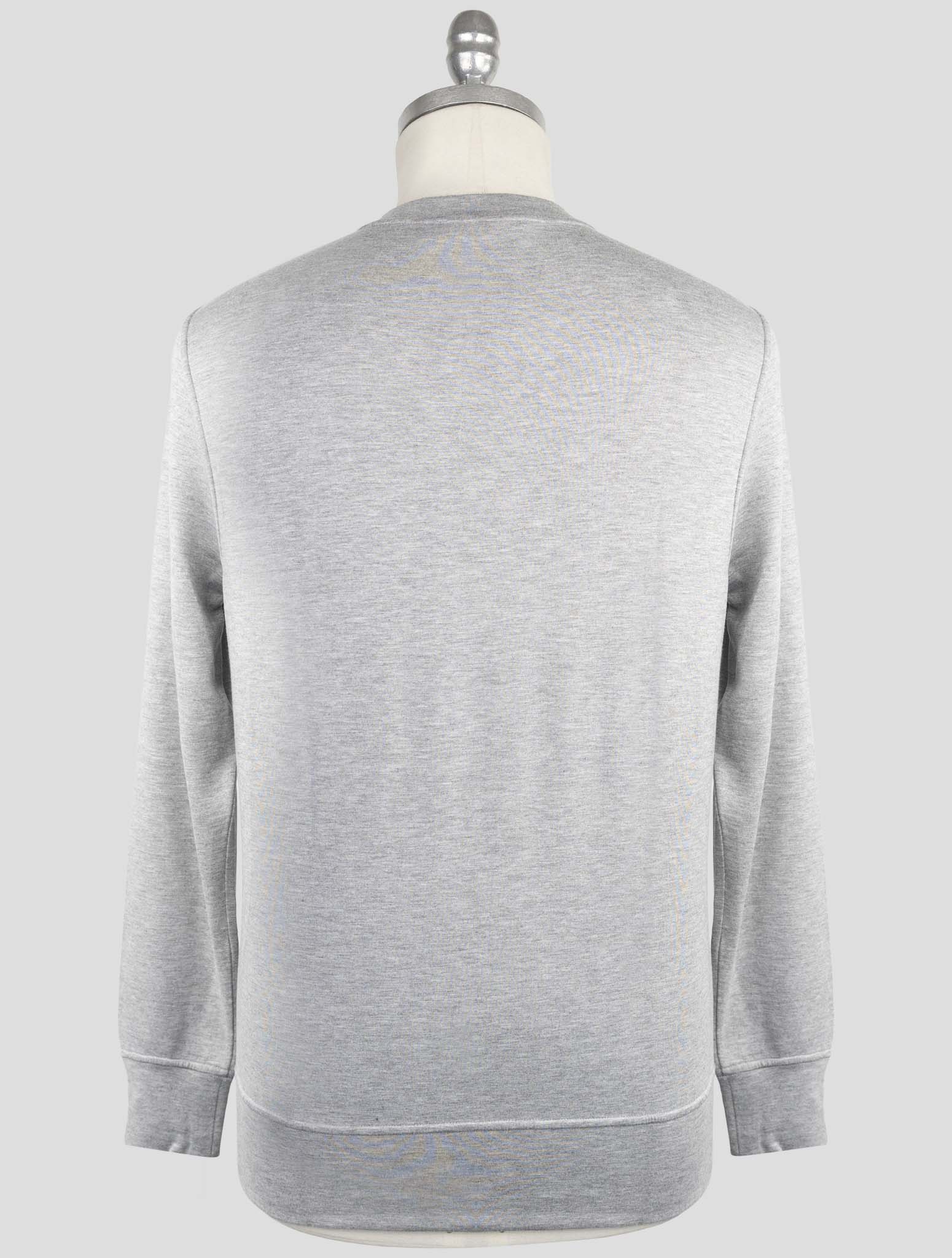 Kiton Knt Gray Viscose Ea Sweater Crewneck