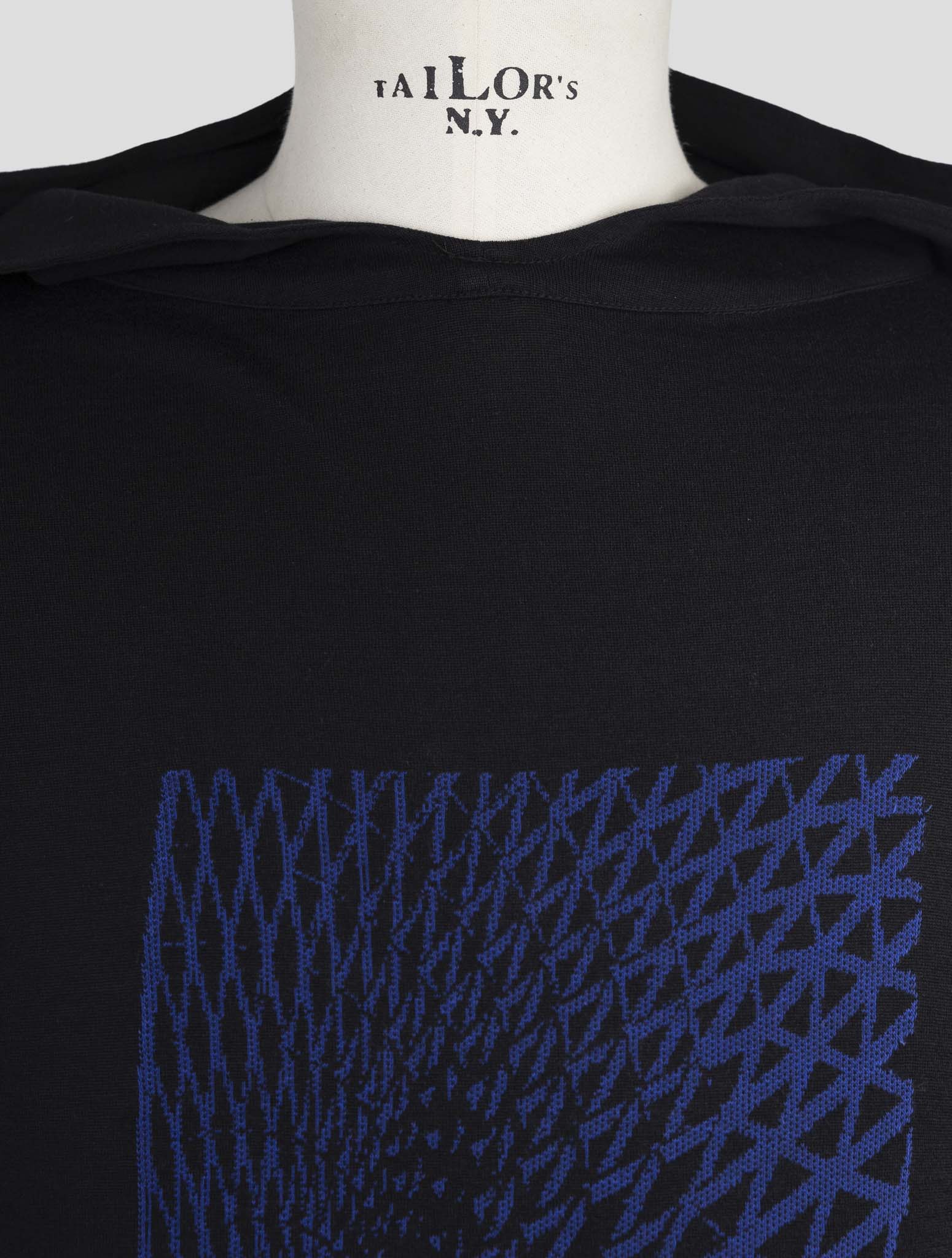 Kiton Knt Blue Cotton Sweater Crewneck