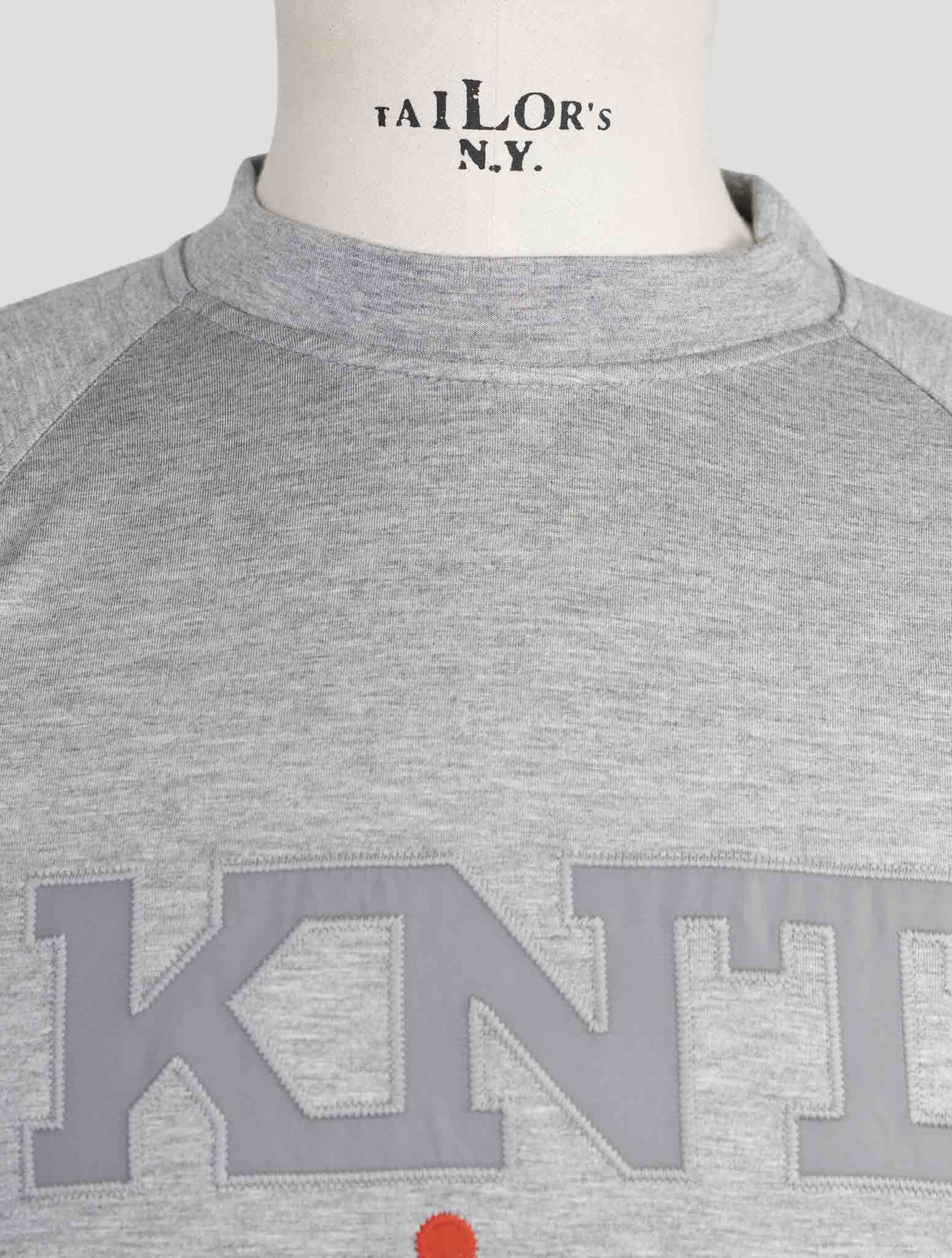 Kiton Knt Gray Viscose Ea Sweater Crewneck