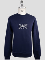 Kiton Knt Blue Cotton Sweater Crewneck