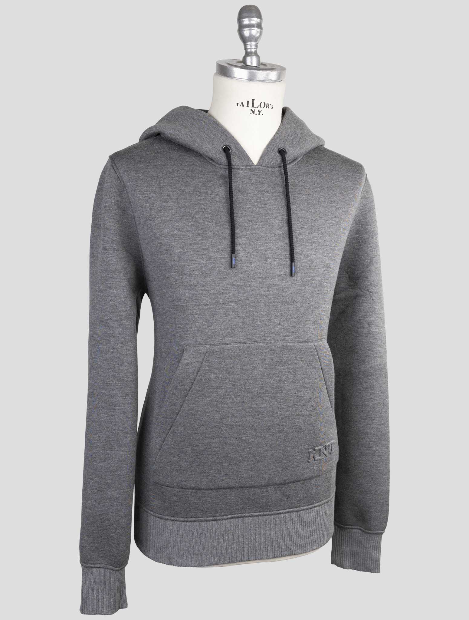Kiton Knt Gray Viscose Ea Sweater Crewneck