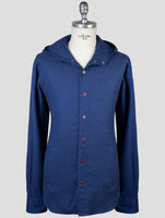 Kiton Blue Cotton Shirt Mariano