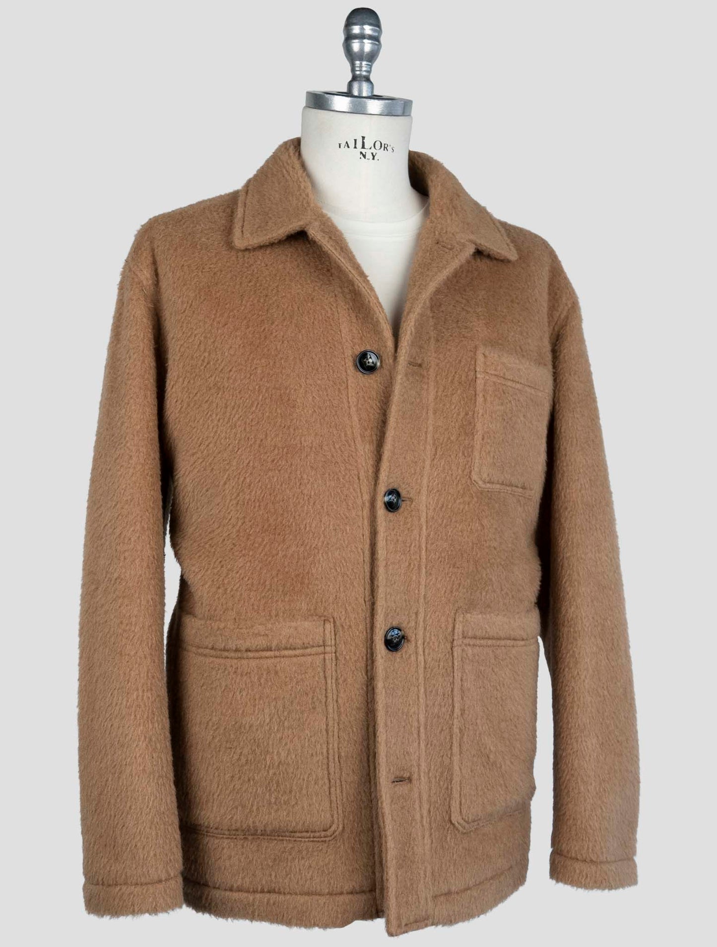 Kiton Brown Camel Coat