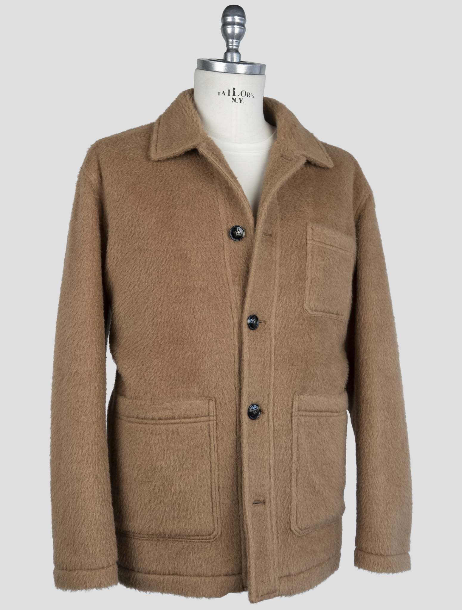 Kiton Brown Camel Coat