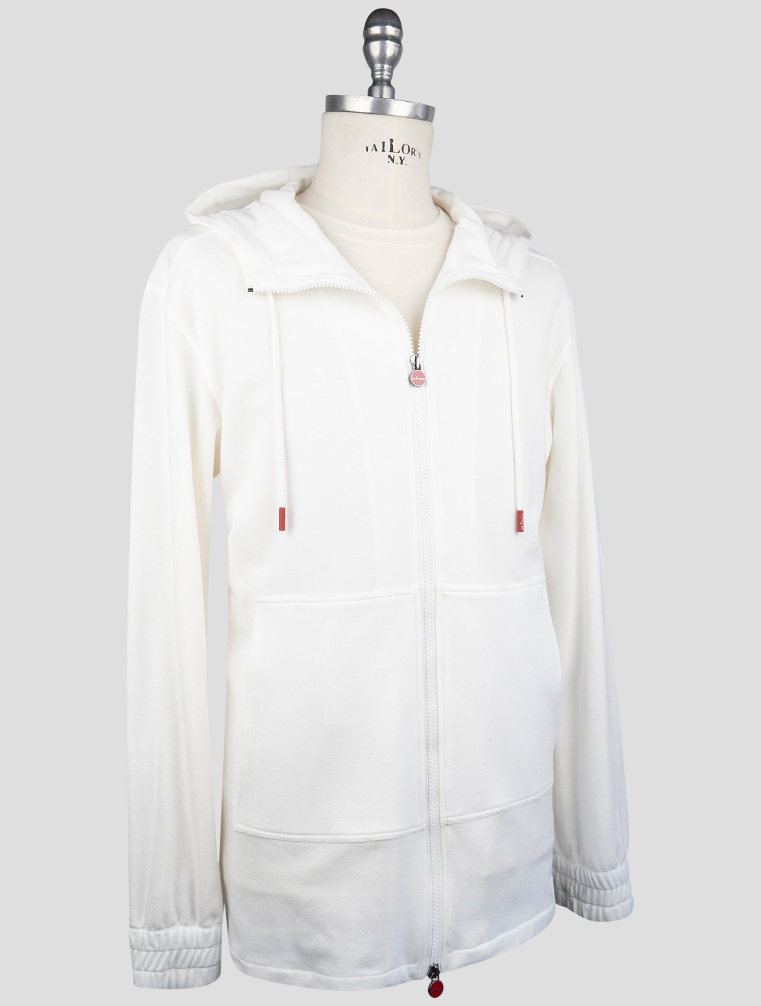 Kiton White Cotton Tracksuit