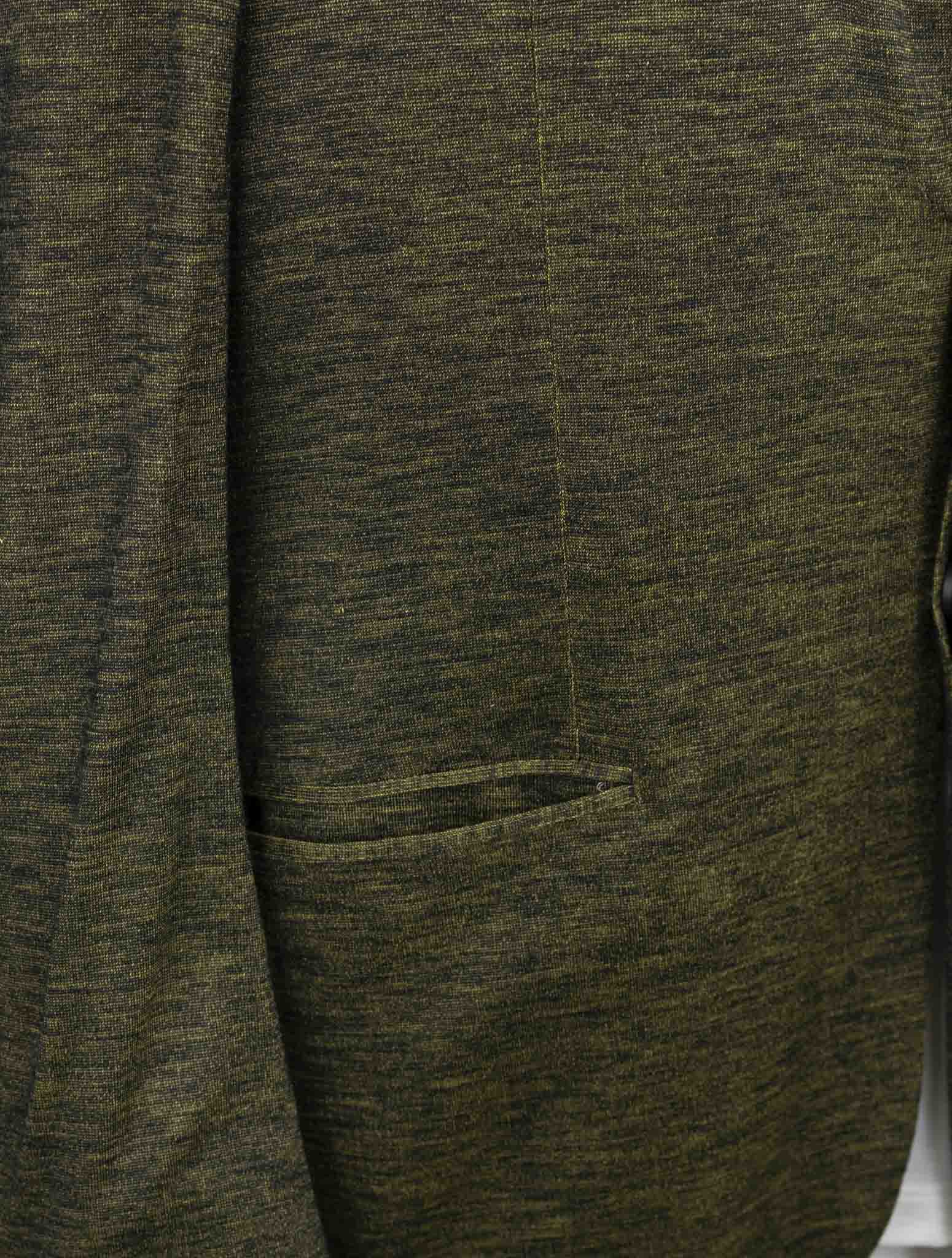 Kiton Knt Yellow Black Cashmere Pa Blazer