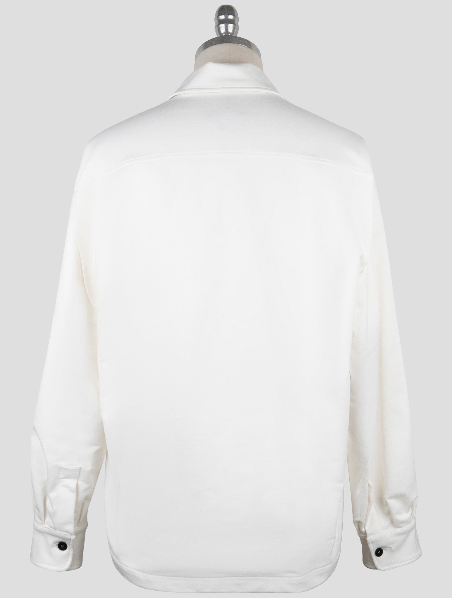 Kiton Knt White Cotton Ea Coat