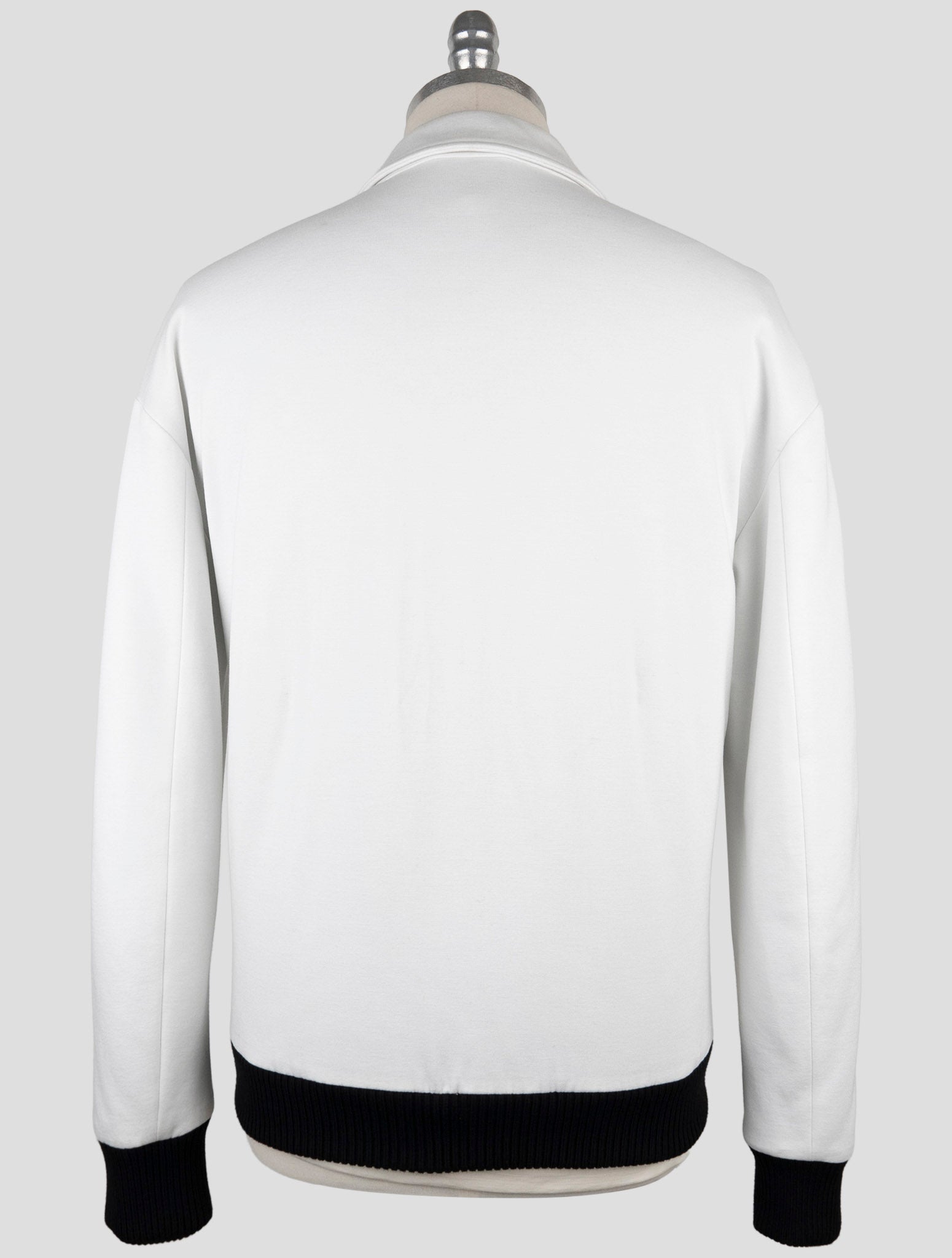 Kiton Knt White Viscose Pa Ea Coat