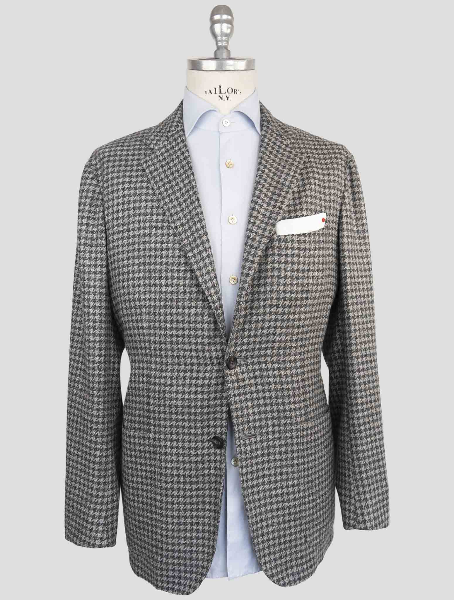 Kiton Gray Cashmere Blazer