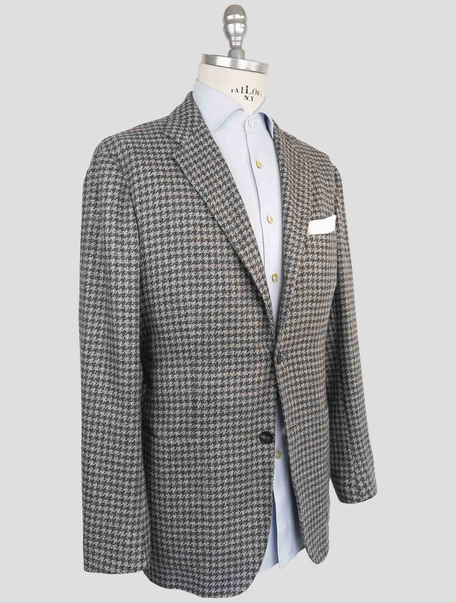 Kiton Gray Cashmere Blazer