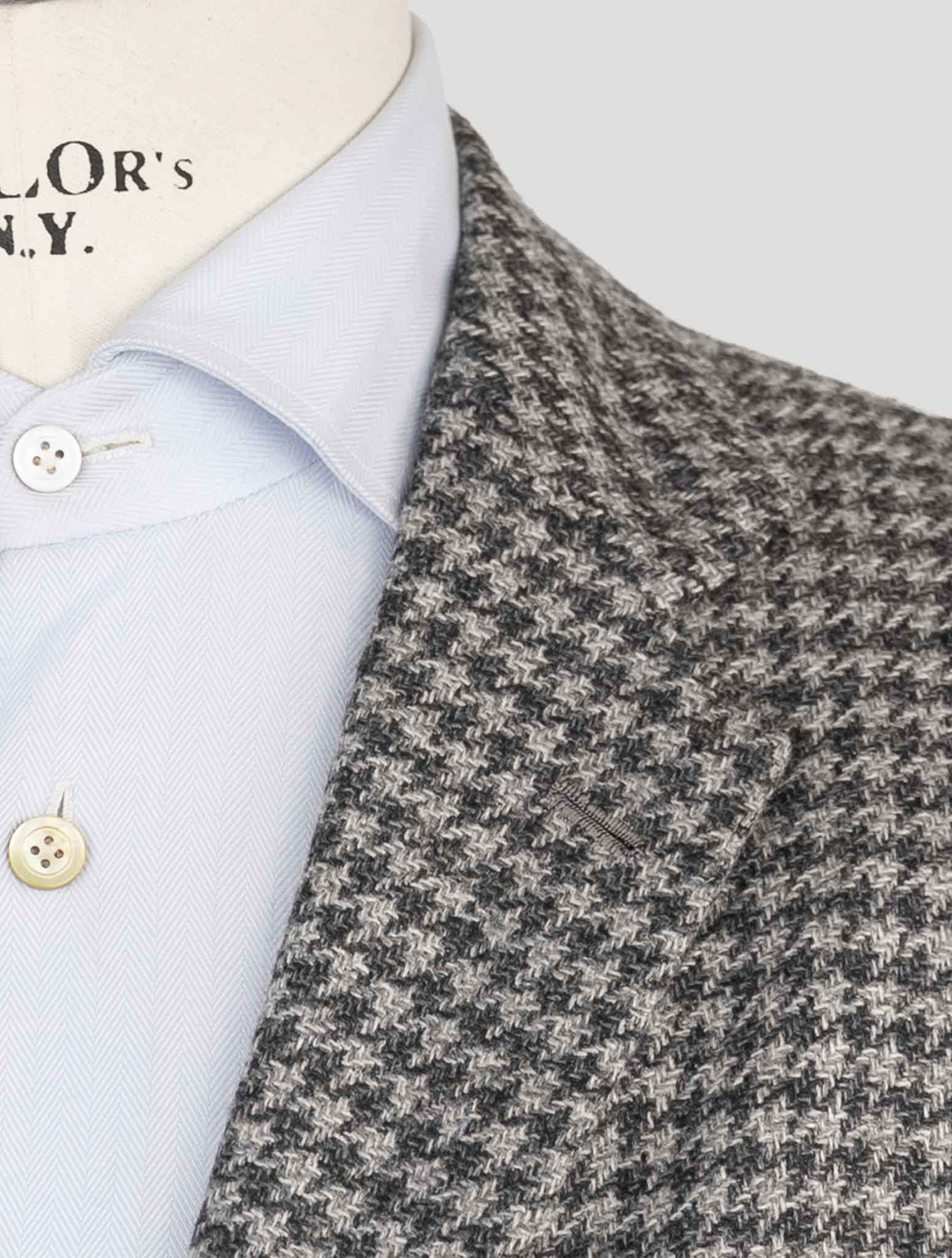 Kiton Gray Cashmere Blazer