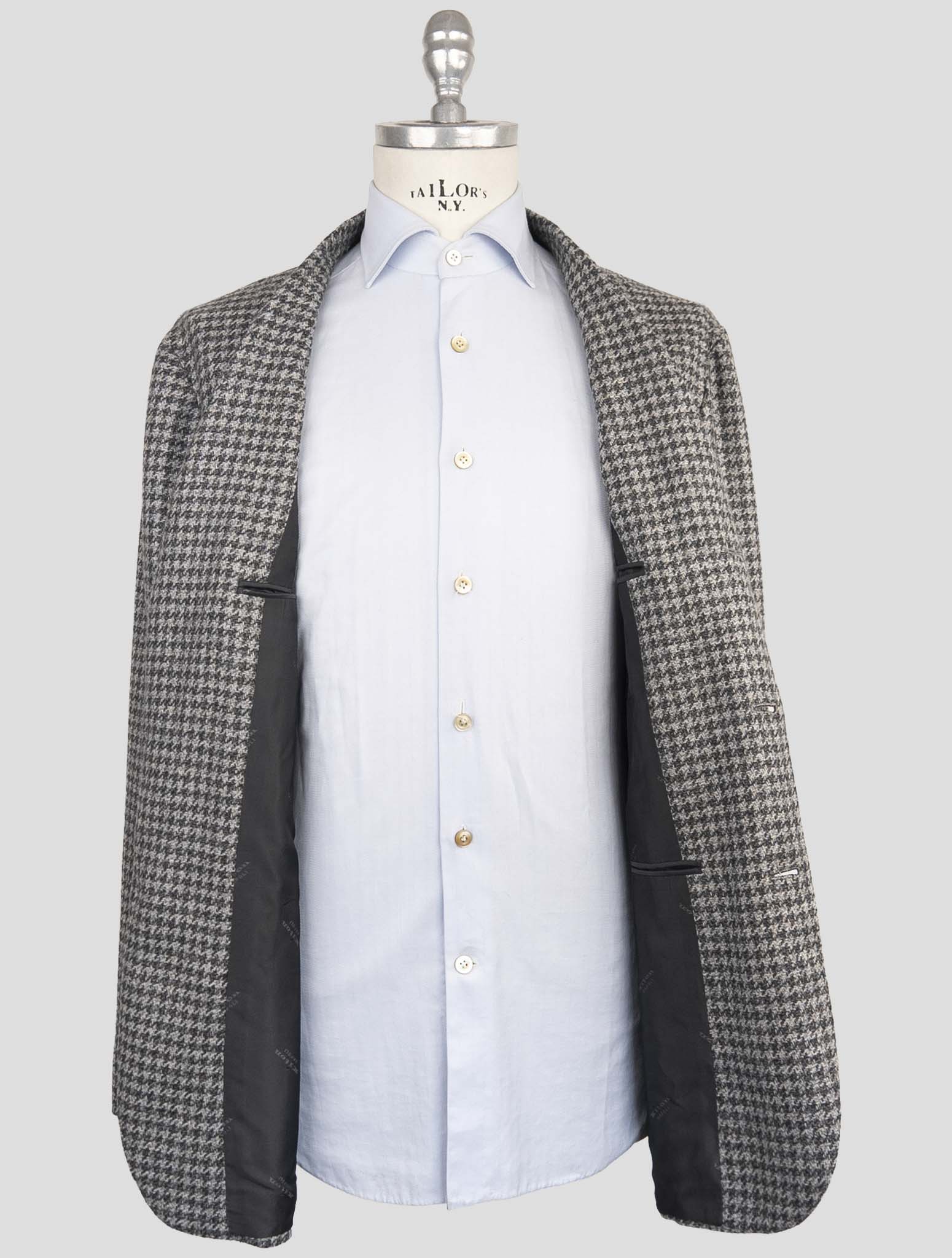 Kiton Gray Cashmere Blazer
