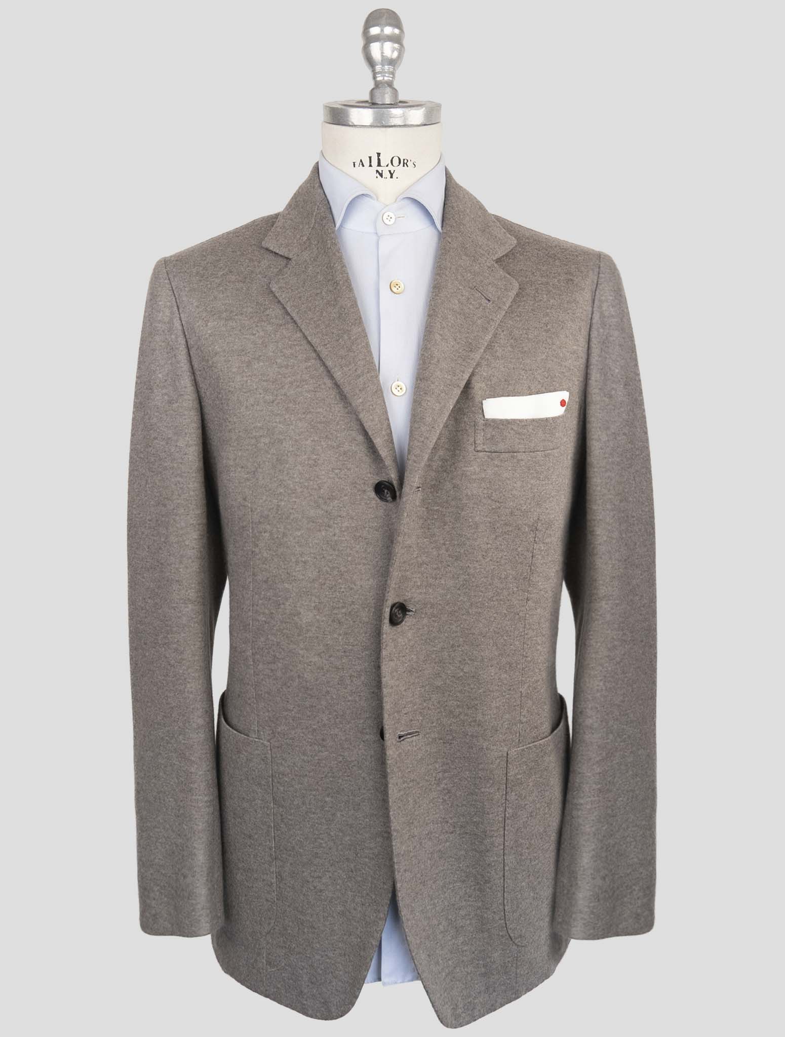 Kiton Light Brown Cashmere Pa Blazer