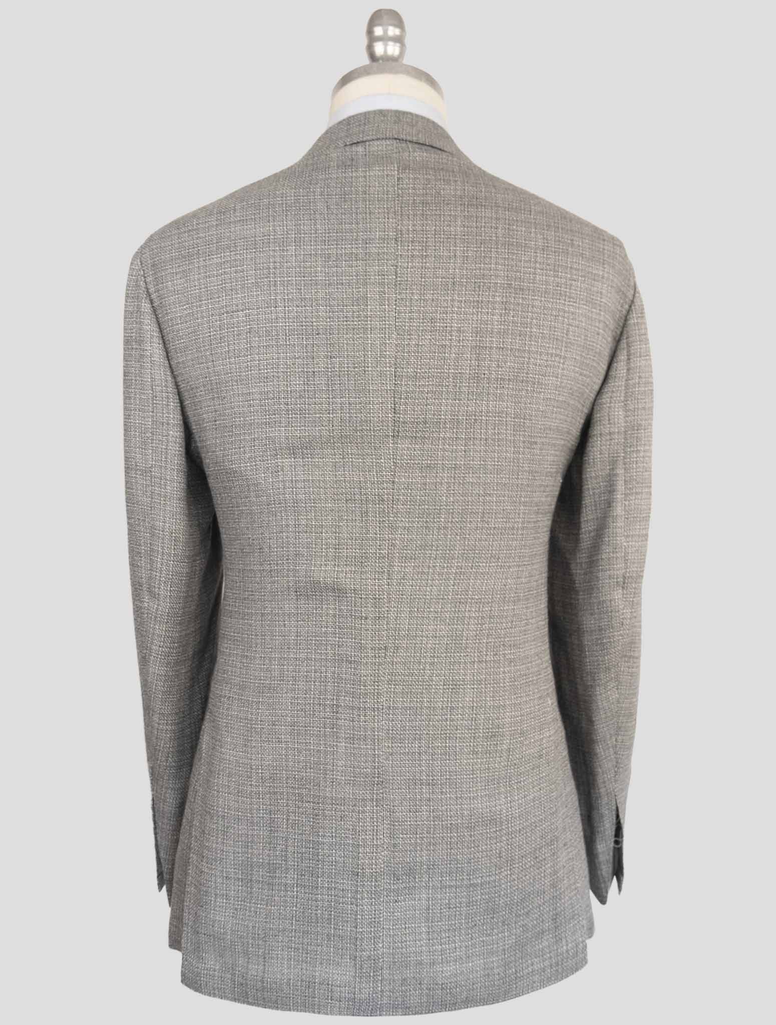 Kiton Gray Cashmere Blazer