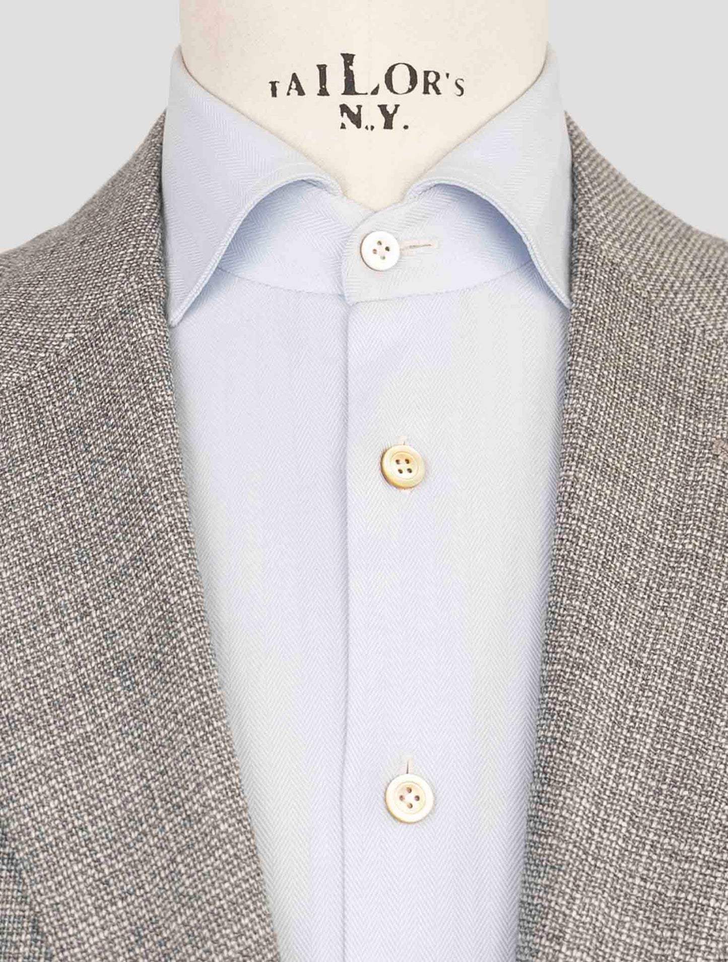 Kiton Gray Cashmere Blazer