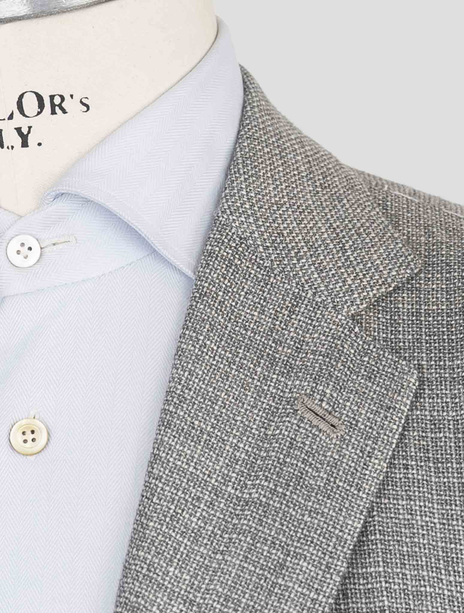 Kiton Gray Cashmere Blazer