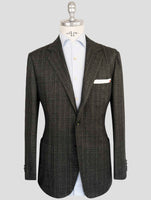 Kiton Green Cashmere Silk Lienn Blazer