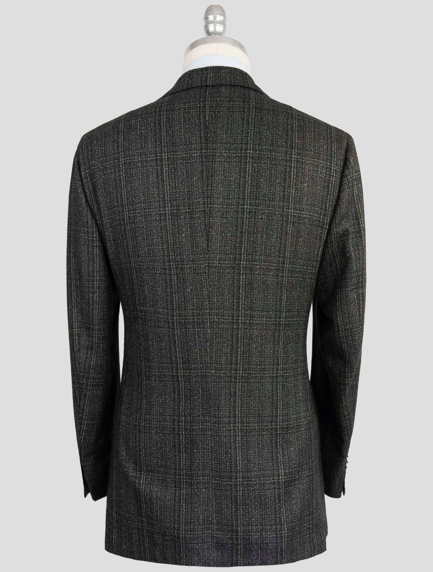 Kiton Green Cashmere Silk Lienn Blazer