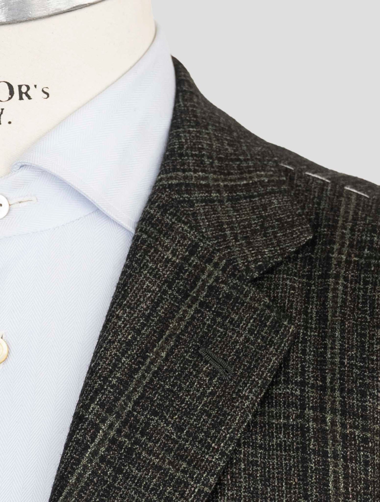 Kiton Green Cashmere Silk Lienn Blazer