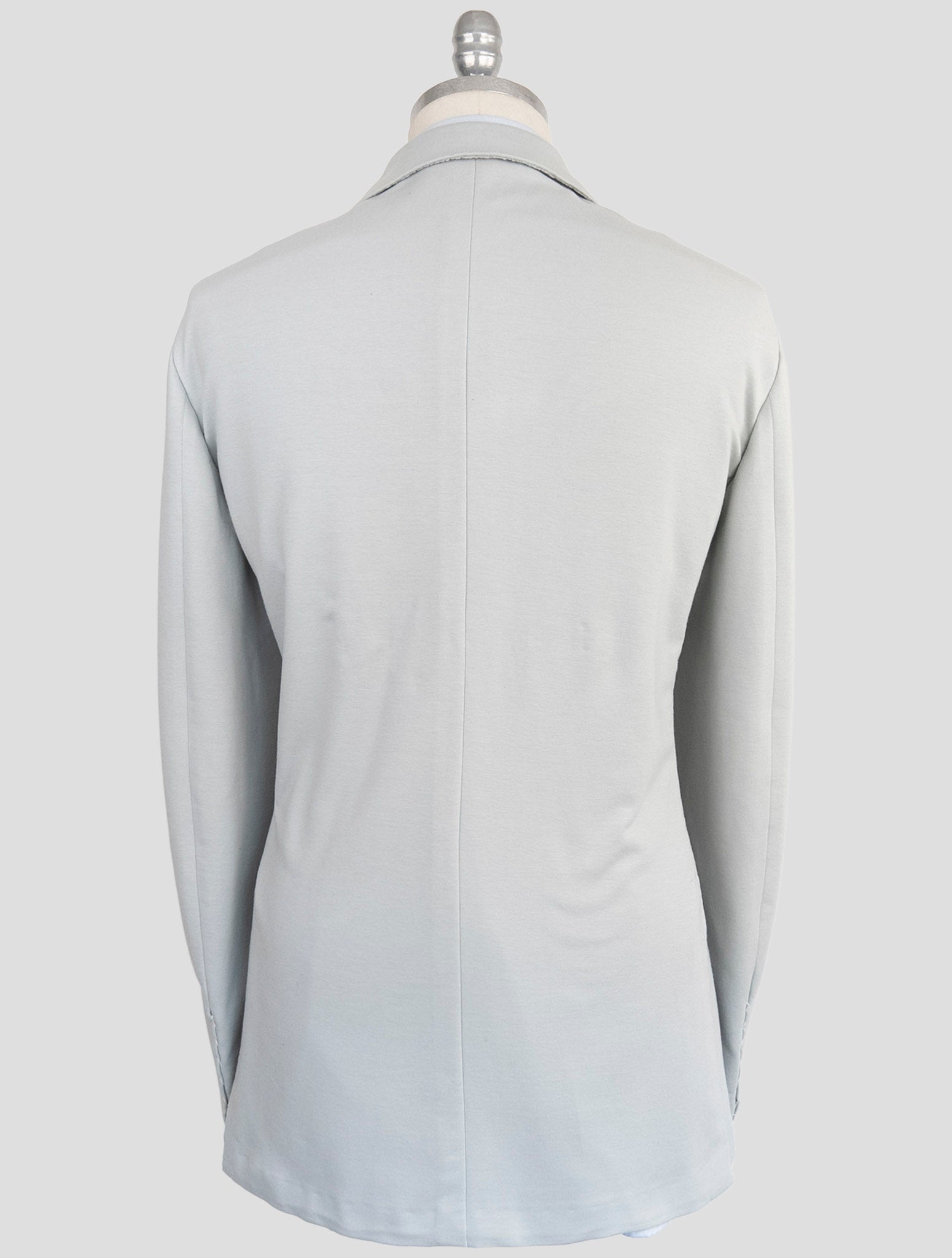 Kiton Light Gray Cotton Ea Blazer