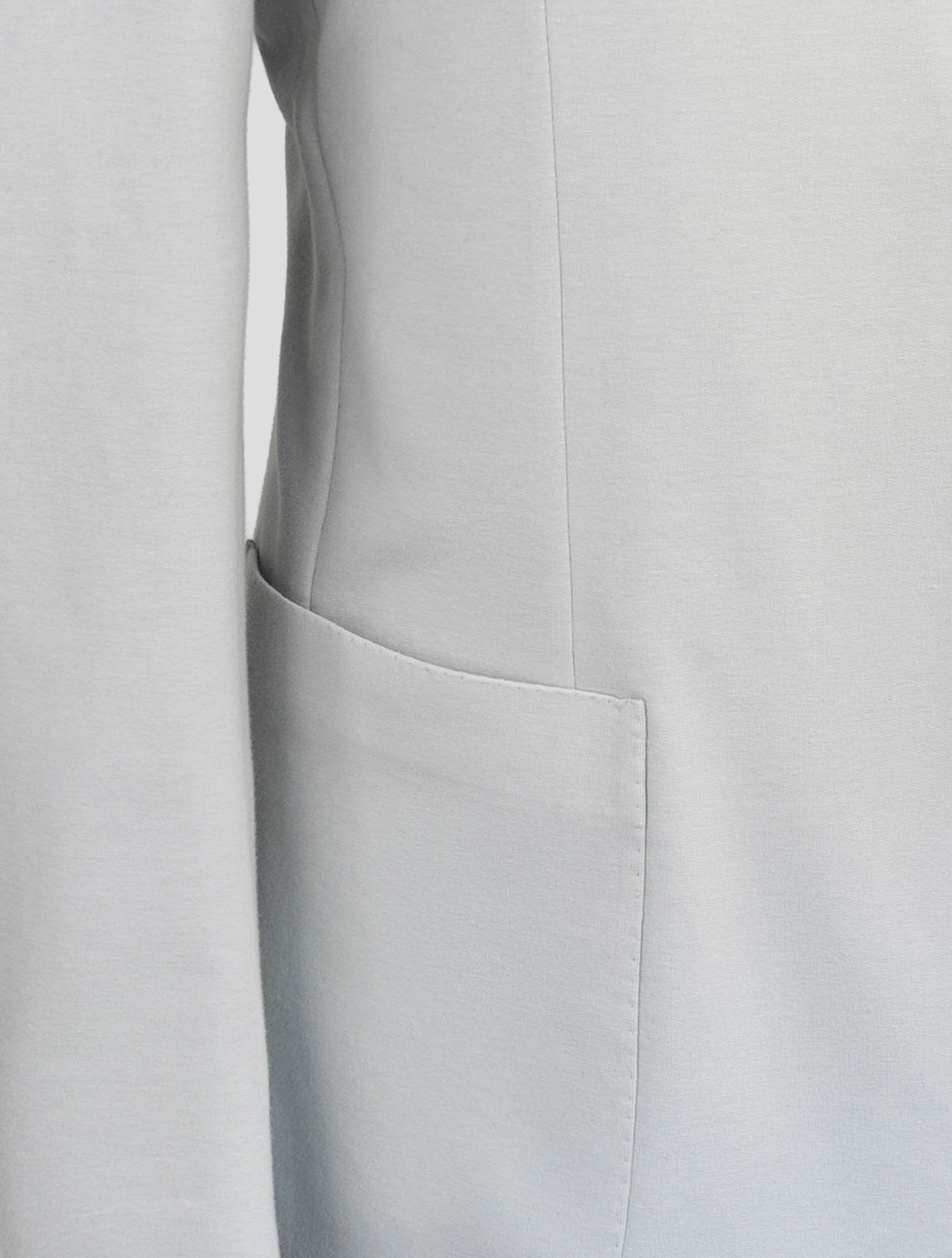 Kiton Light Gray Cotton Ea Blazer