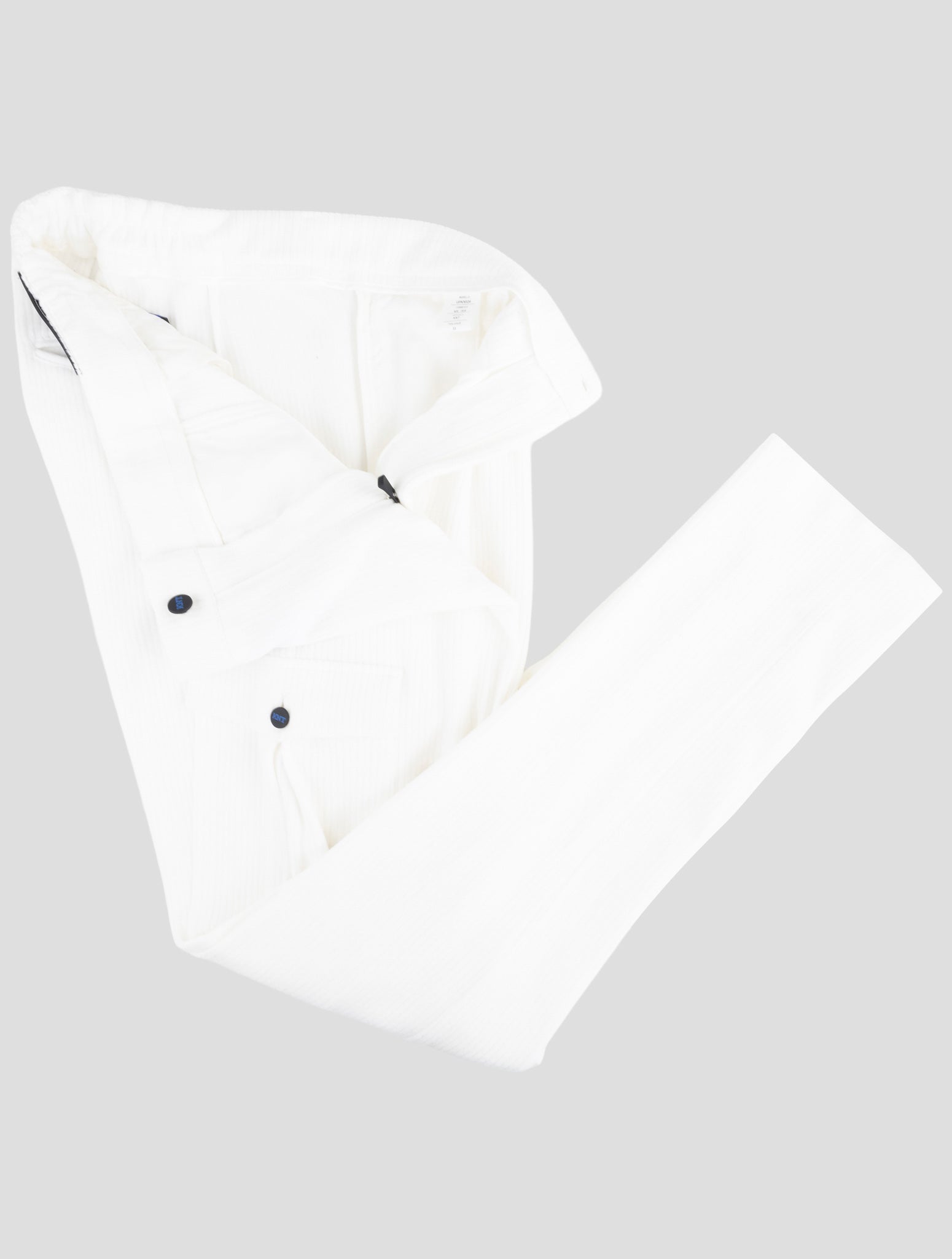 Kiton Knt White Cotton Cargo Pants