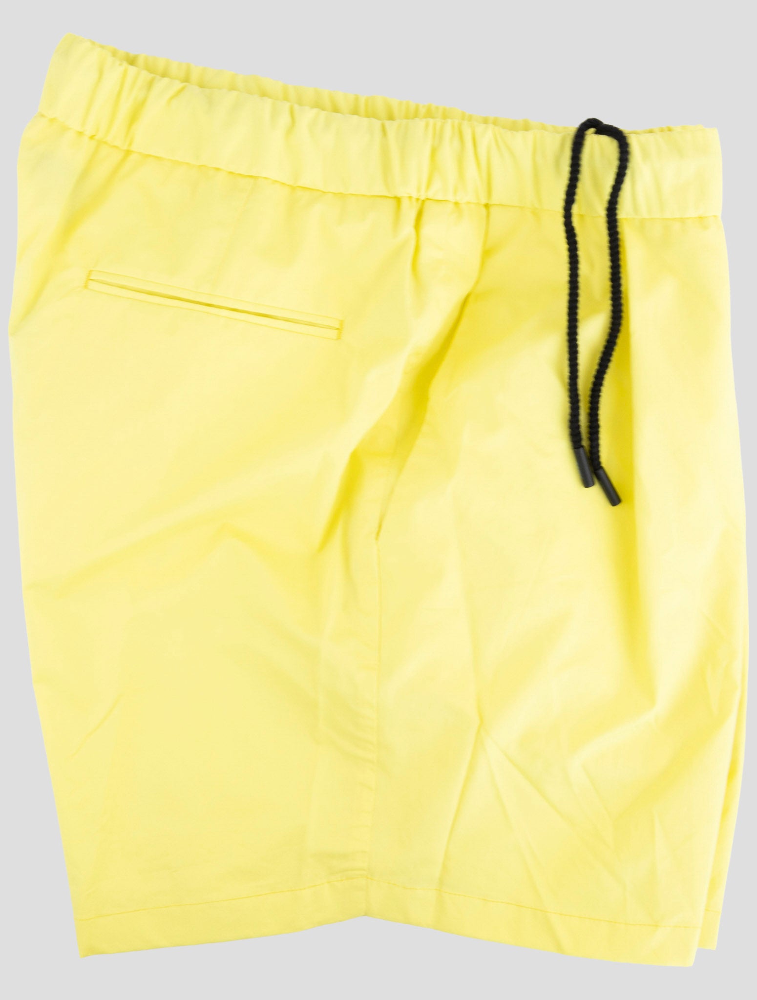 Kiton Knt Yellow Cotton Short Pants
