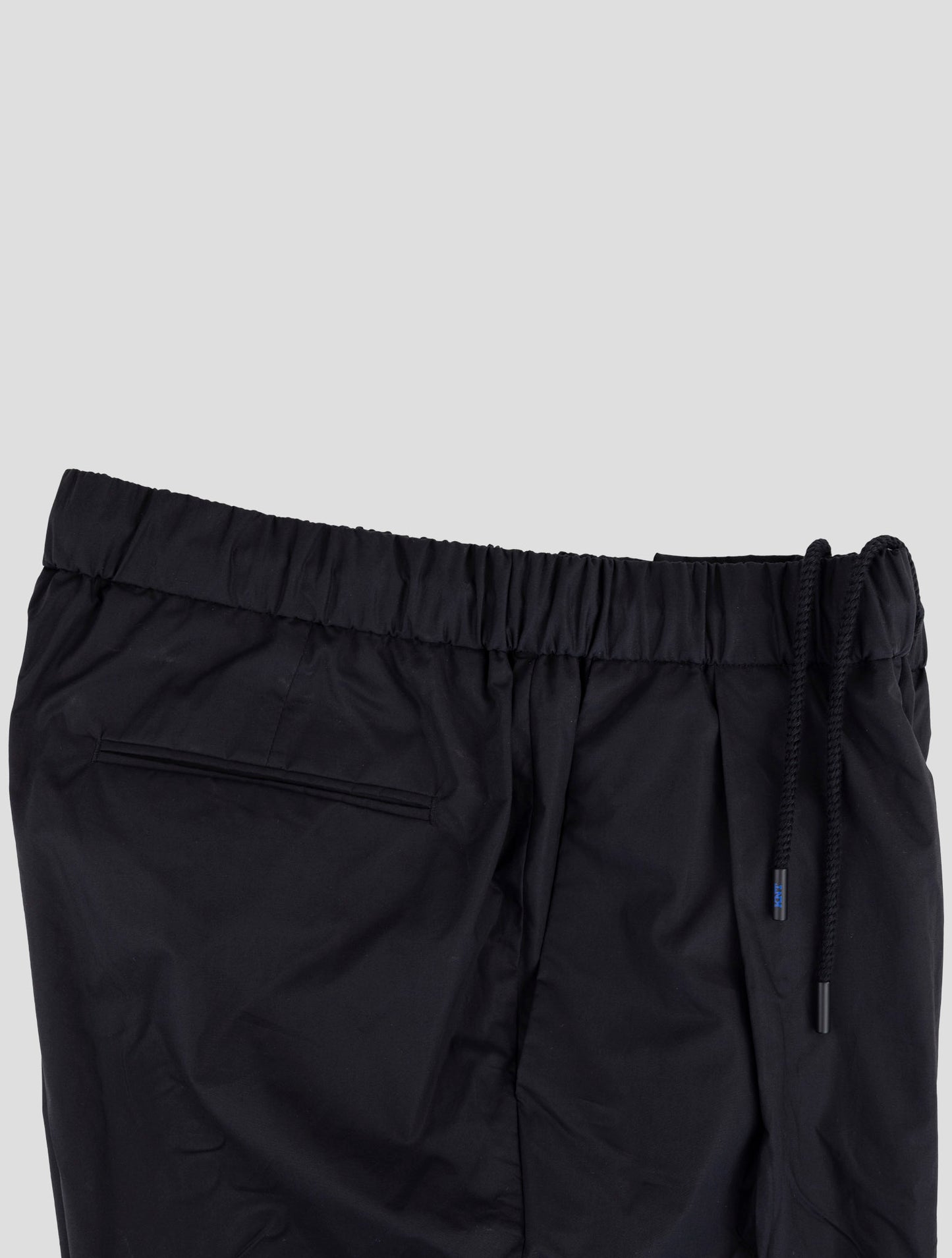 Kiton Knt Black Cotton Short Pants