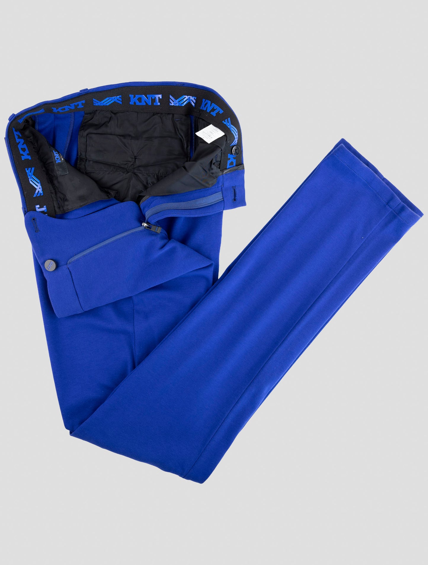 Kiton Knt Blue Cotton Pants