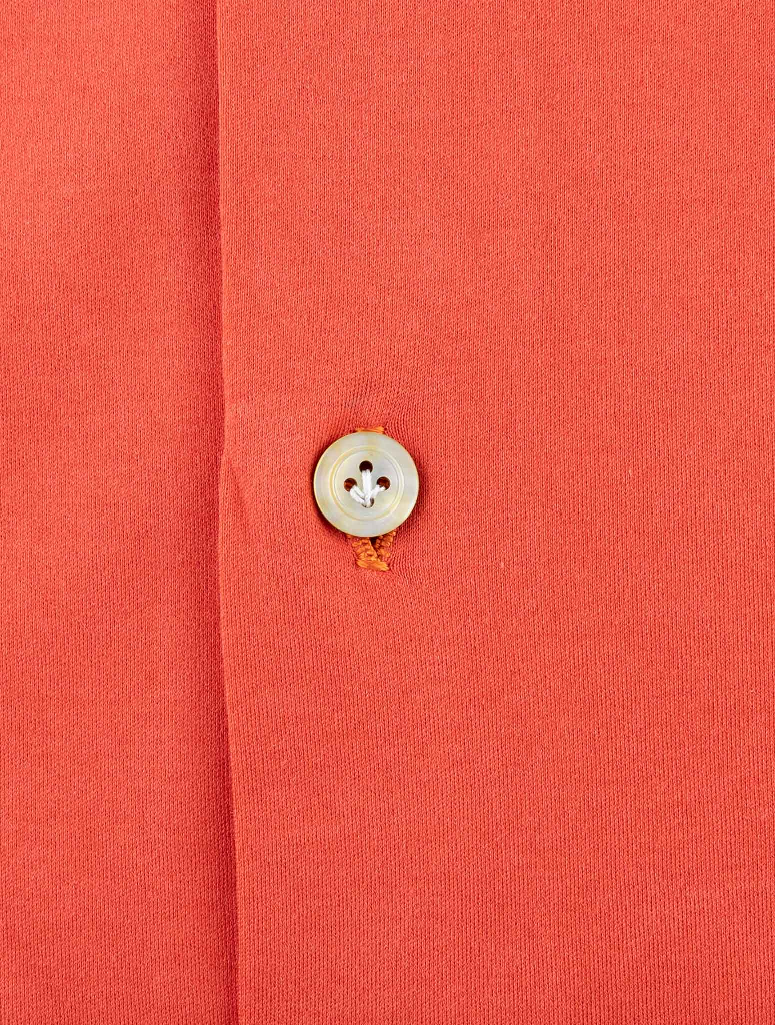 Kiton Red Cotton Shirt