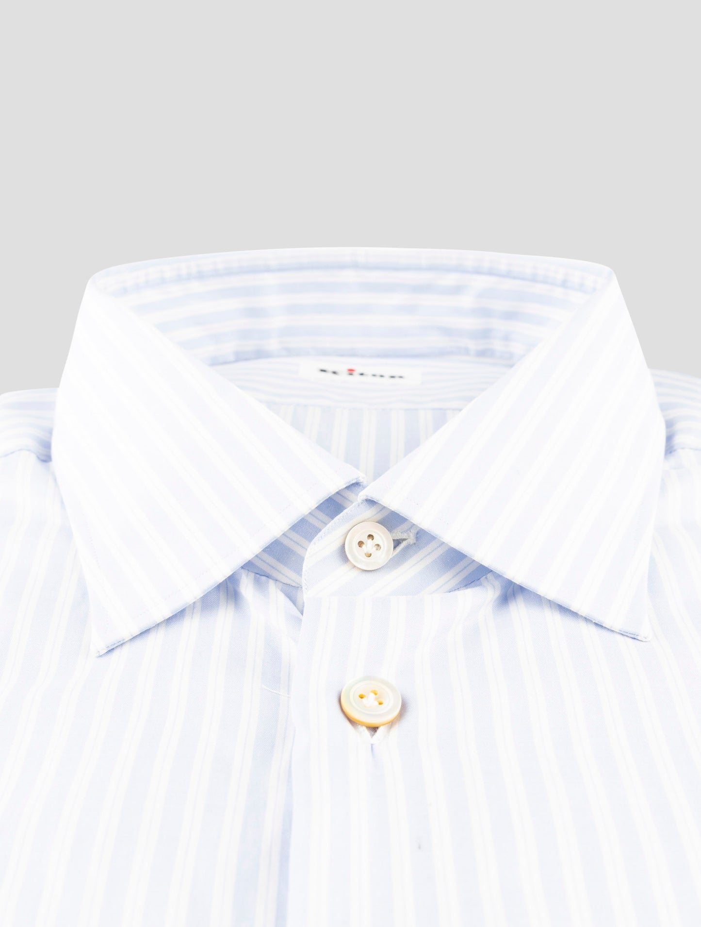 Kiton Light Blue Cotton Shirt
