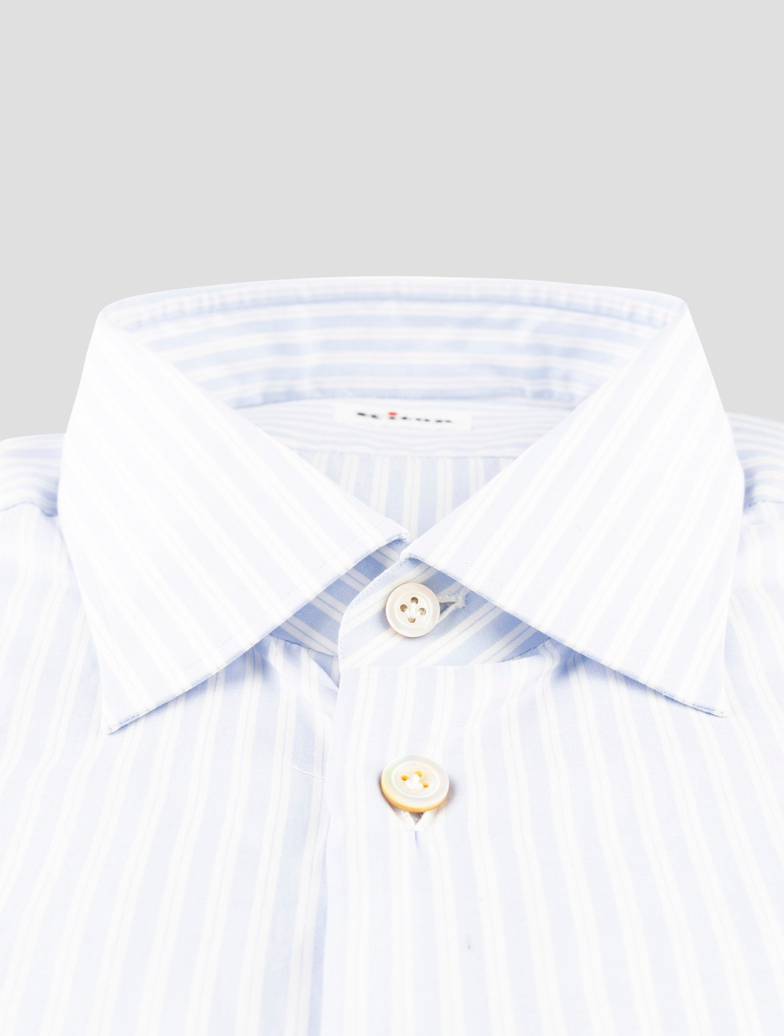 Kiton Light Blue Cotton Shirt