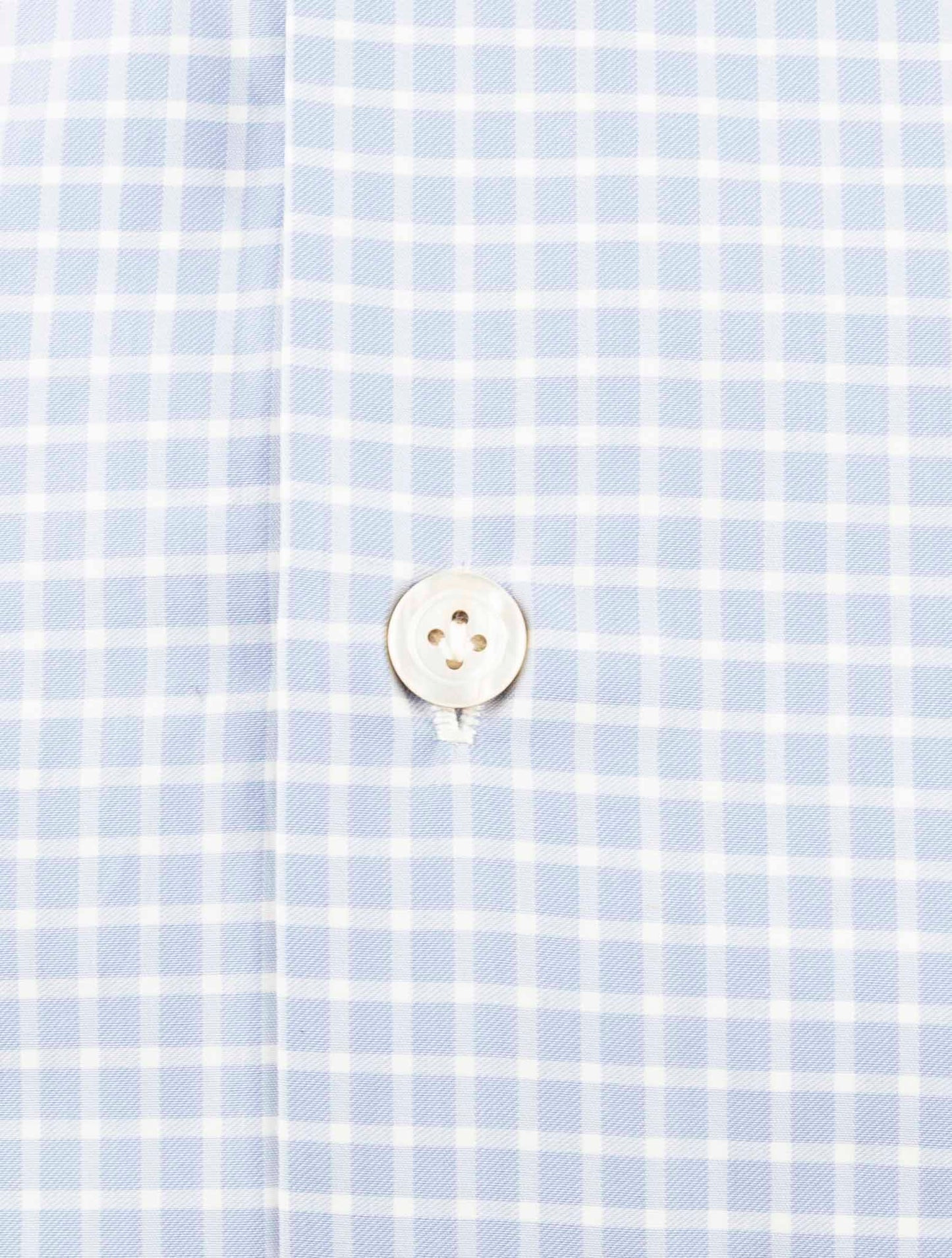 Kiton Light Blue Cotton Shirt