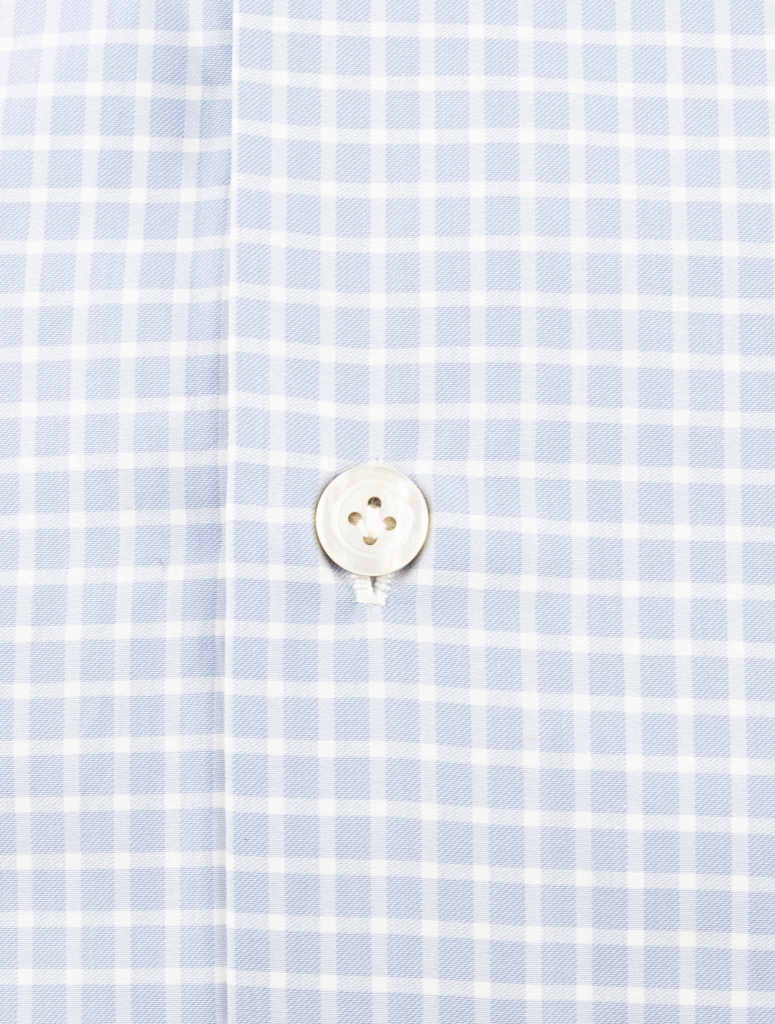 Kiton Light Blue Cotton Shirt