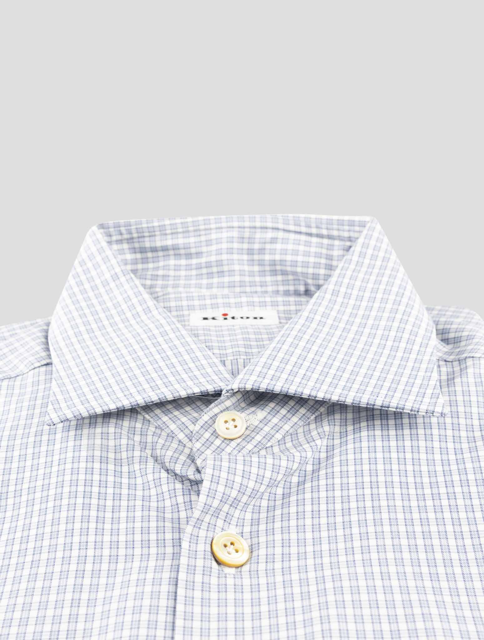 Kiton Light Blue Cotton Shirt