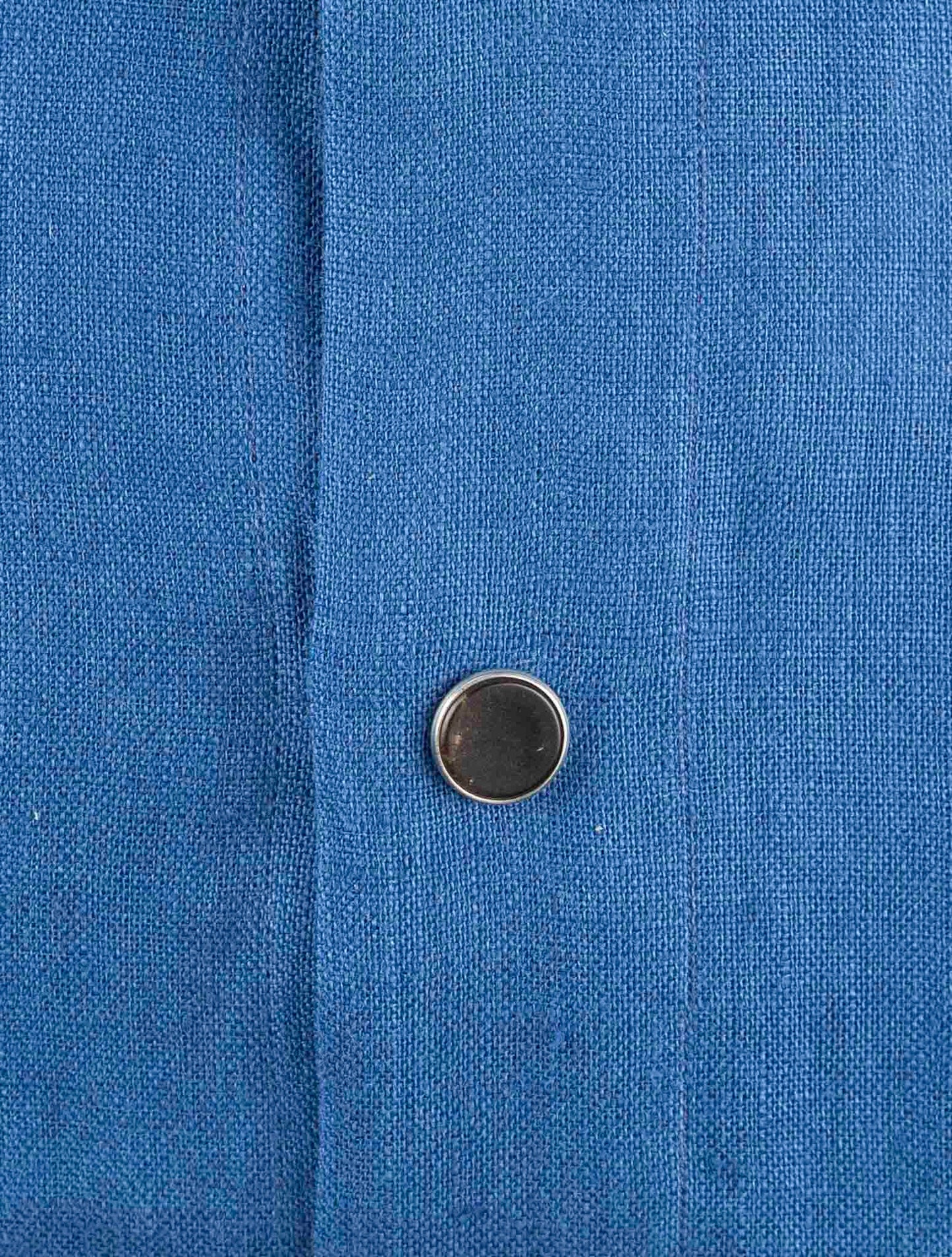 Kiton Blue Linen Shirt