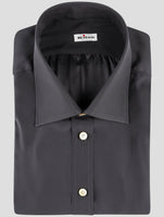 Kiton Gray Silk Shirt
