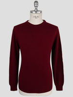 Kiton Red Cashmere Sweater Crewneck