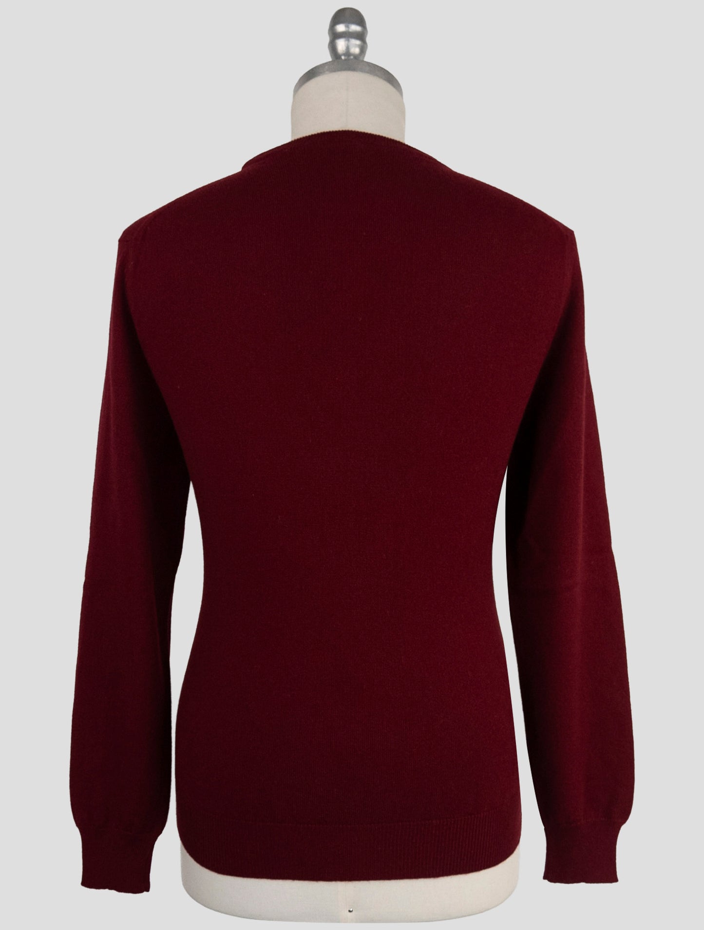 Kiton Red Cashmere Sweater Crewneck