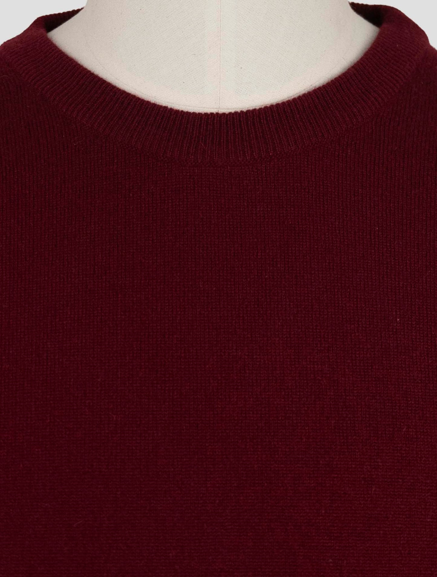 Kiton Red Cashmere Sweater Crewneck