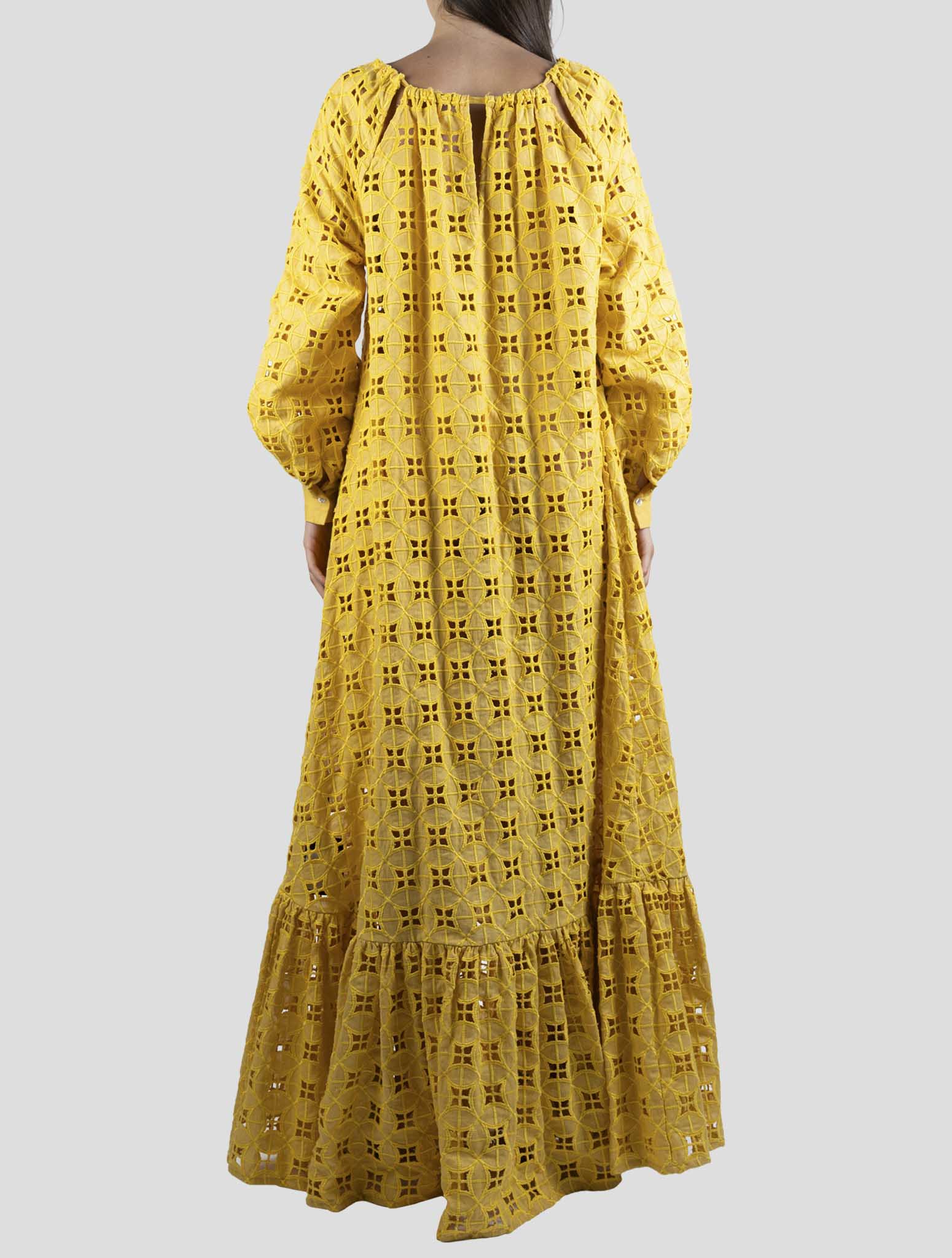 Kiton Yellow Linen Dress