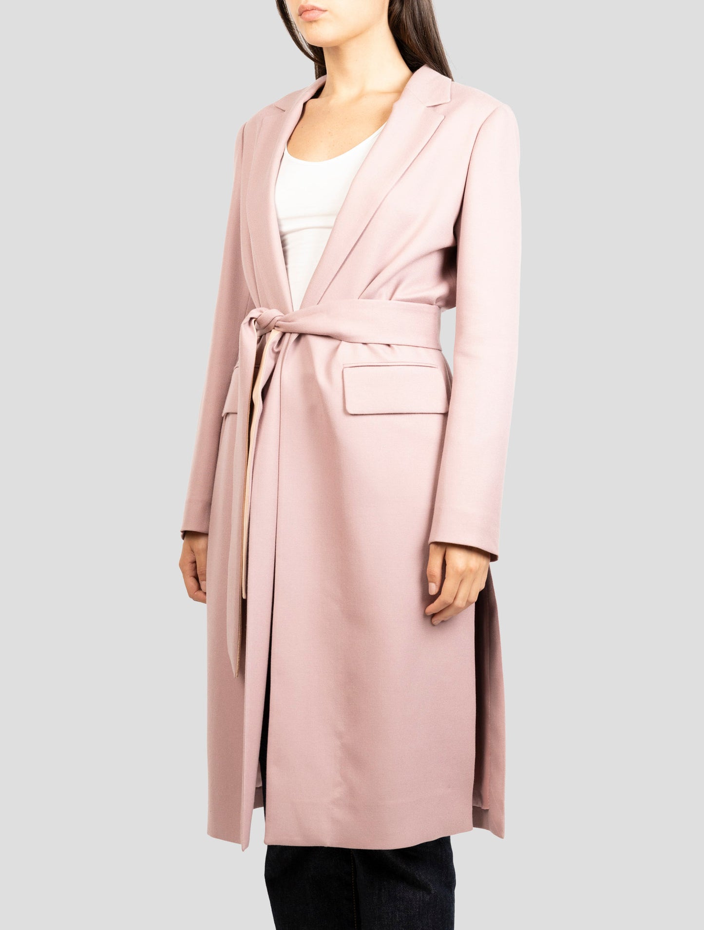 Kiton Pink Cashmere Overcoat